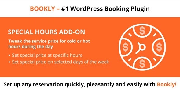 Bookly Special Hours Add-on