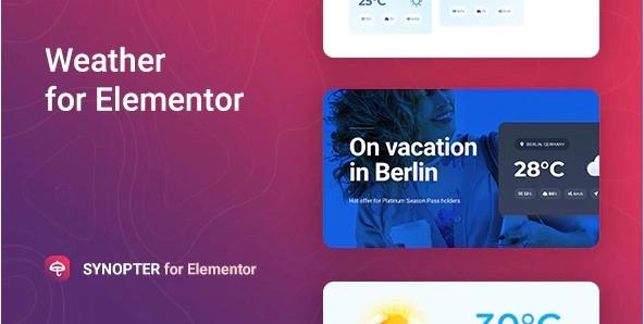 Synopter – Weather for Elementor