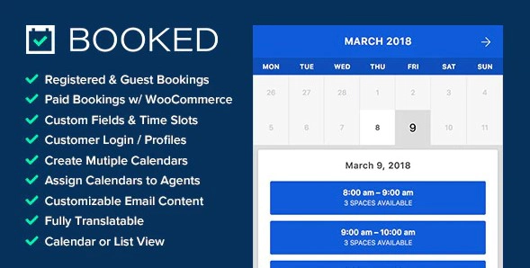Booked Appointments – Appointment Booking for WordPress