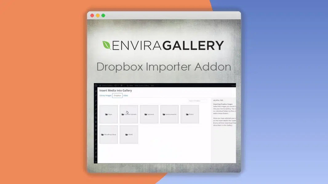 Envira Gallery – Dropbox Importer Addon 1.3.6
