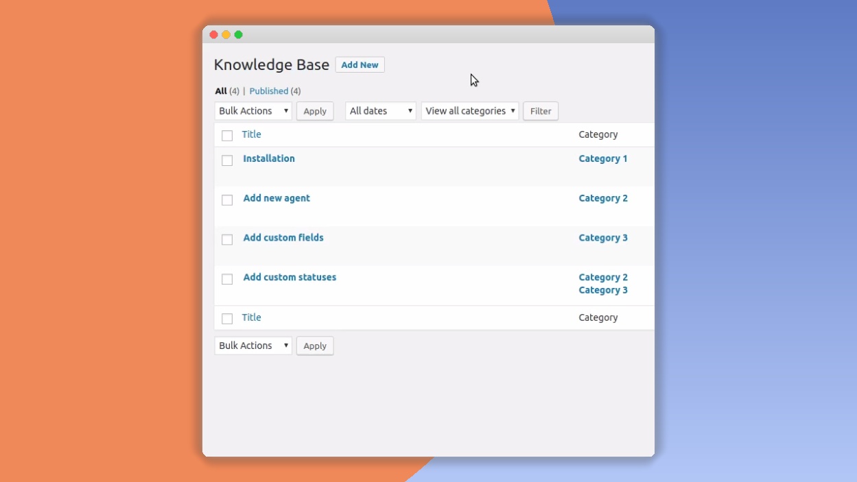 SupportCandy Knowledgebase Integration 3.0.6