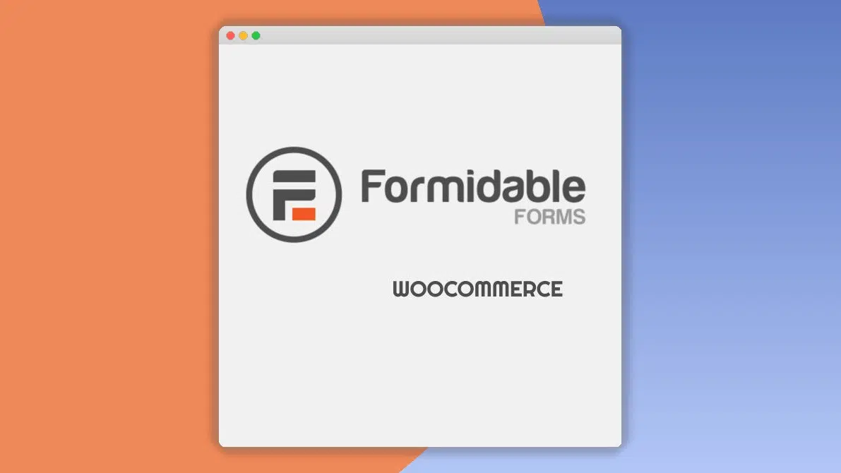 Formidable WooCommerce