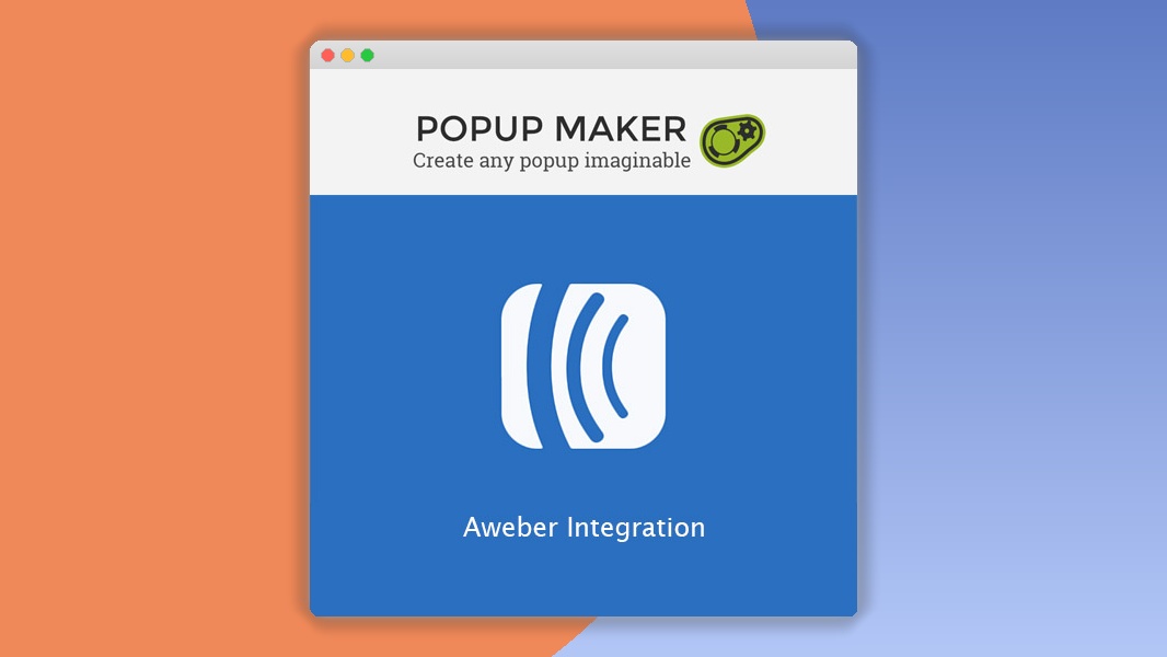 Popup Maker – Aweber Integration 1.0.2