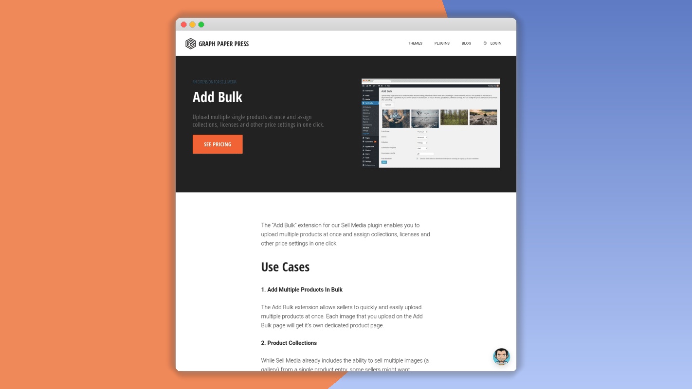 Graph Paper Press Sell Media Add Bulk Add-On 2.1.3