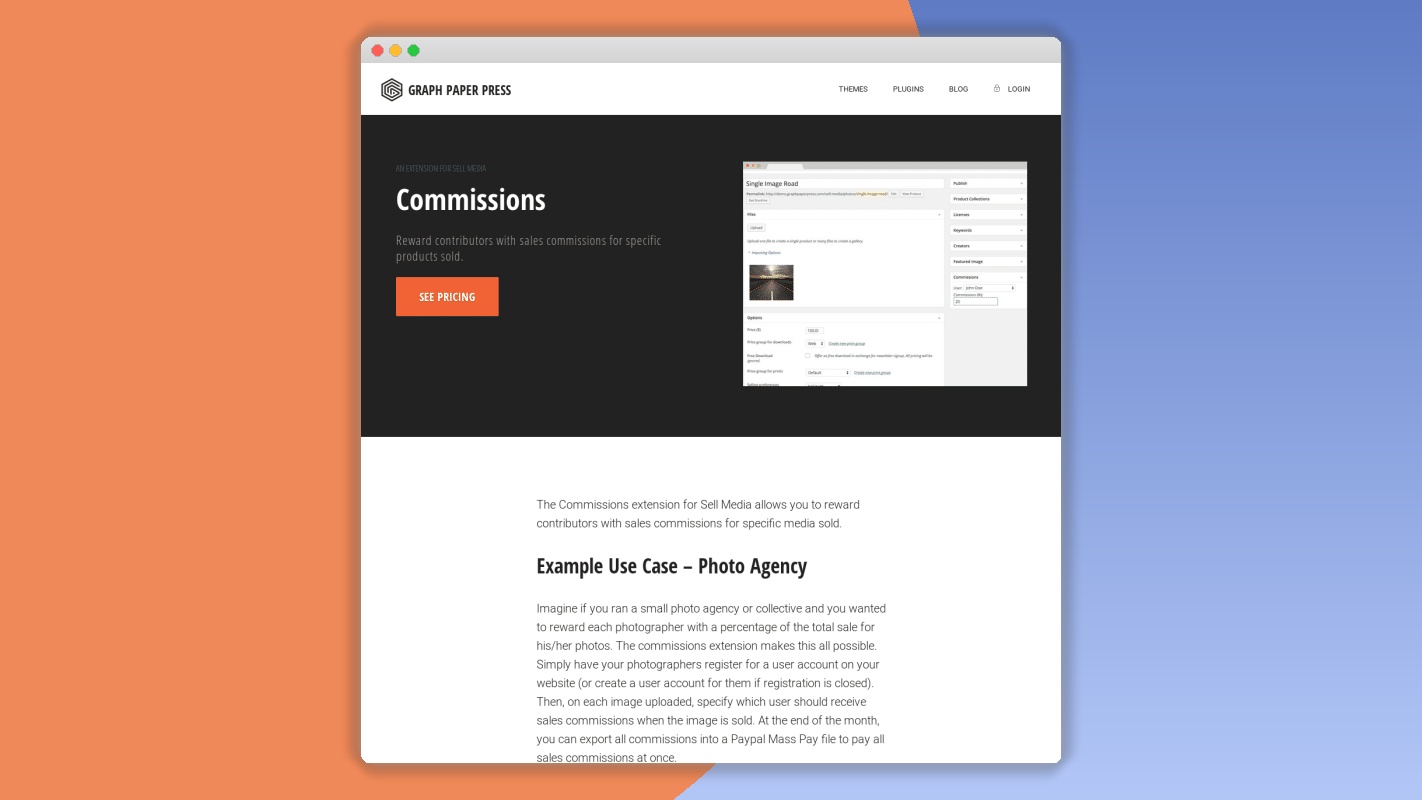 Graph Paper Press Sell Media Commissions Add-On 2.0.8