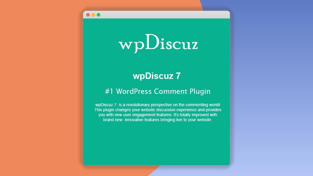 wpDiscuz – #1 WordPress Comment Plugin 7.6.30
